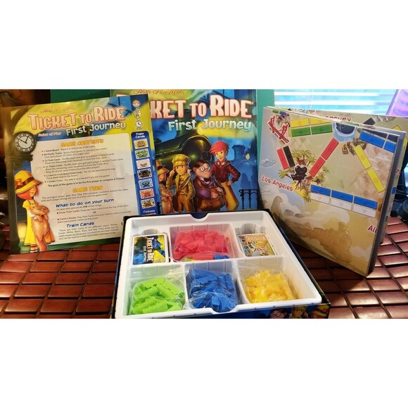 Ticket To Ride: First Journey US Board Game Days of Wonder Complete - Picture 3 of 3